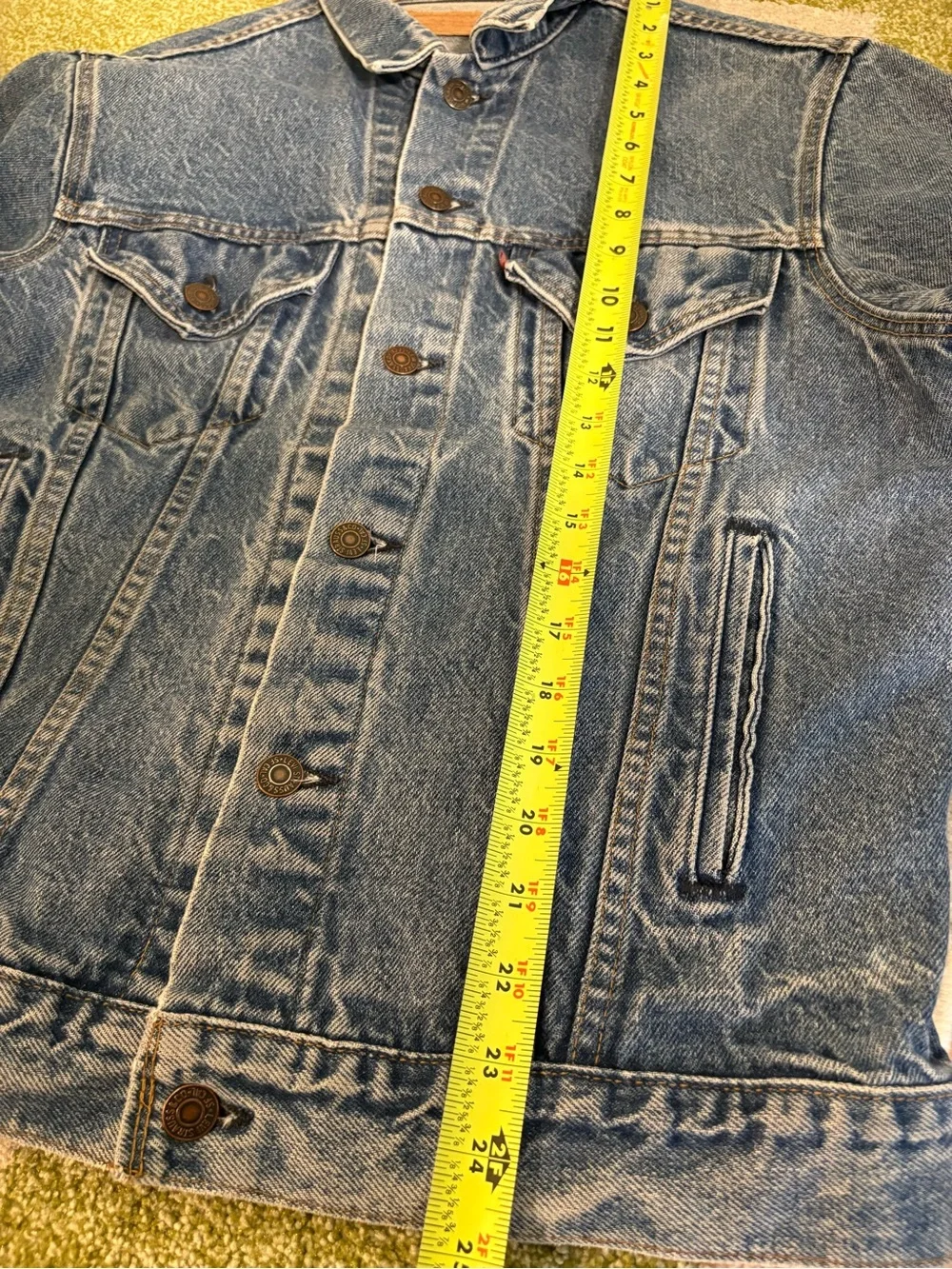 Levi’s Vintage Denim Jean Jacket 71506-0216 Size 44